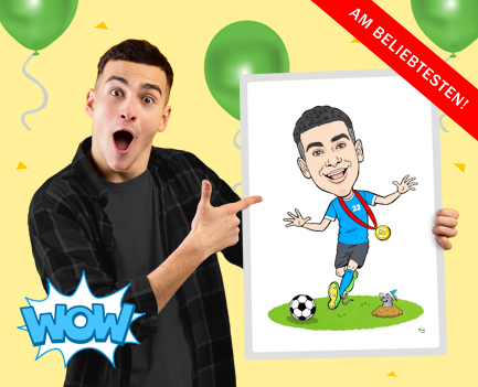 Karikatur zeichnen lassen als Geschenk zum Geburtstag