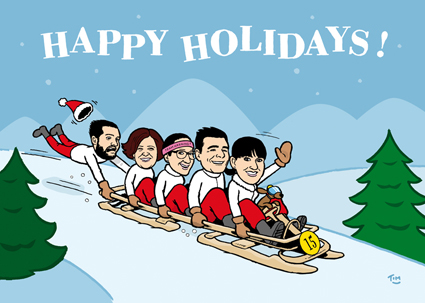 Karikatur zeichnen lassen als Weihnachtsgeschenk